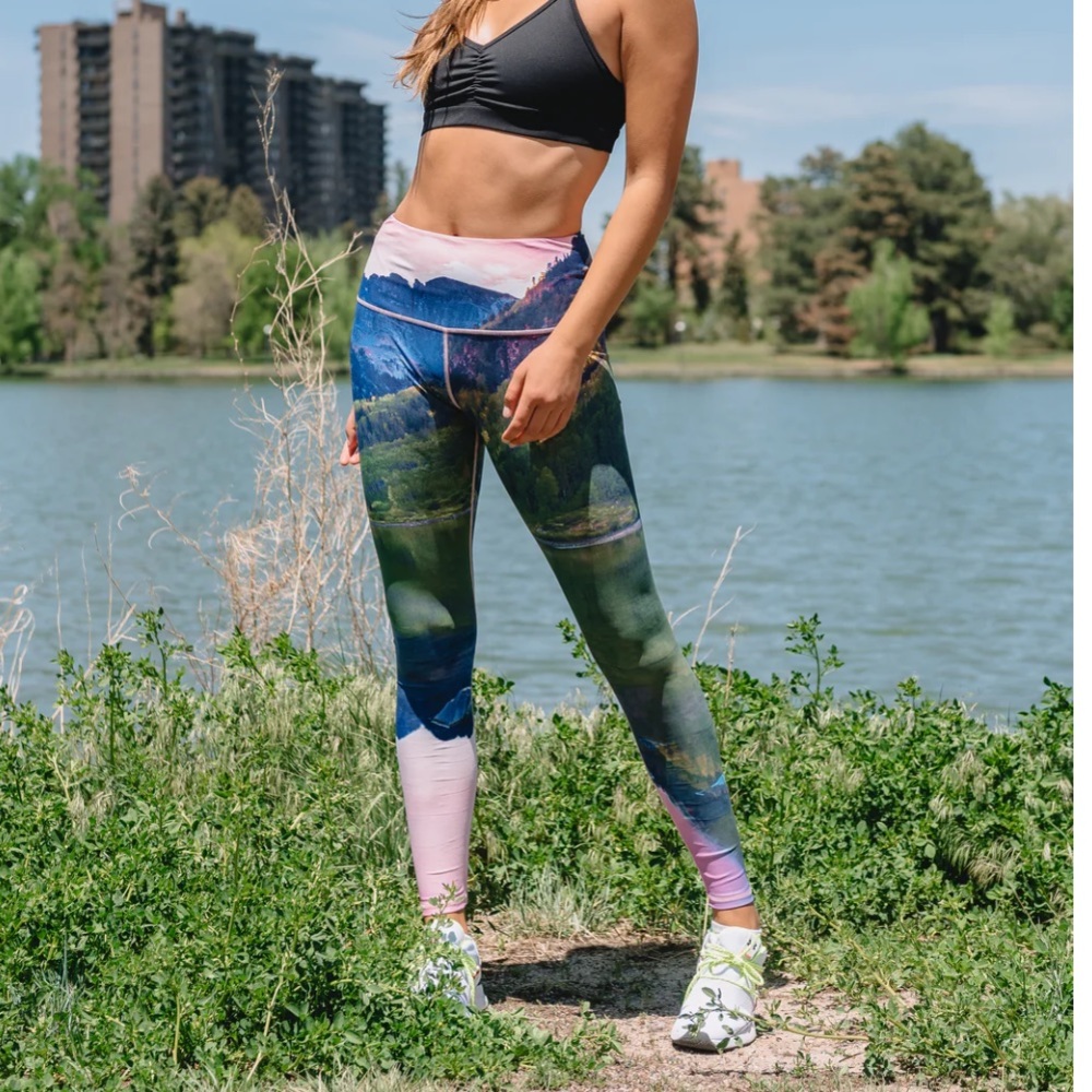 Authentic Get Lost Outfitters, Aspen Legging, COLORADO, Medium, NEW